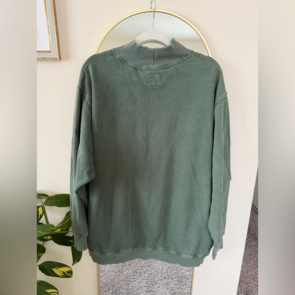 Aerie Green Mock Neck Sweater - Picture 2 of 4